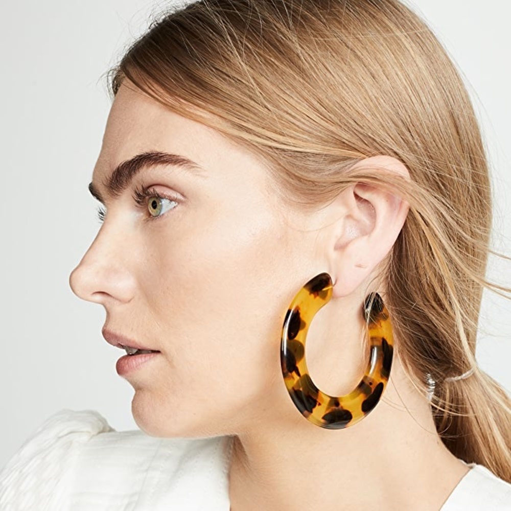 CULT GAIA Tortoise Kennedy Earrings NEW IN BOX
